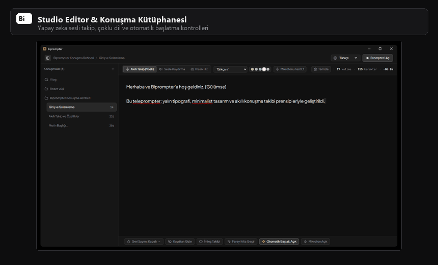 Biprompter Canlı Demo Akışı